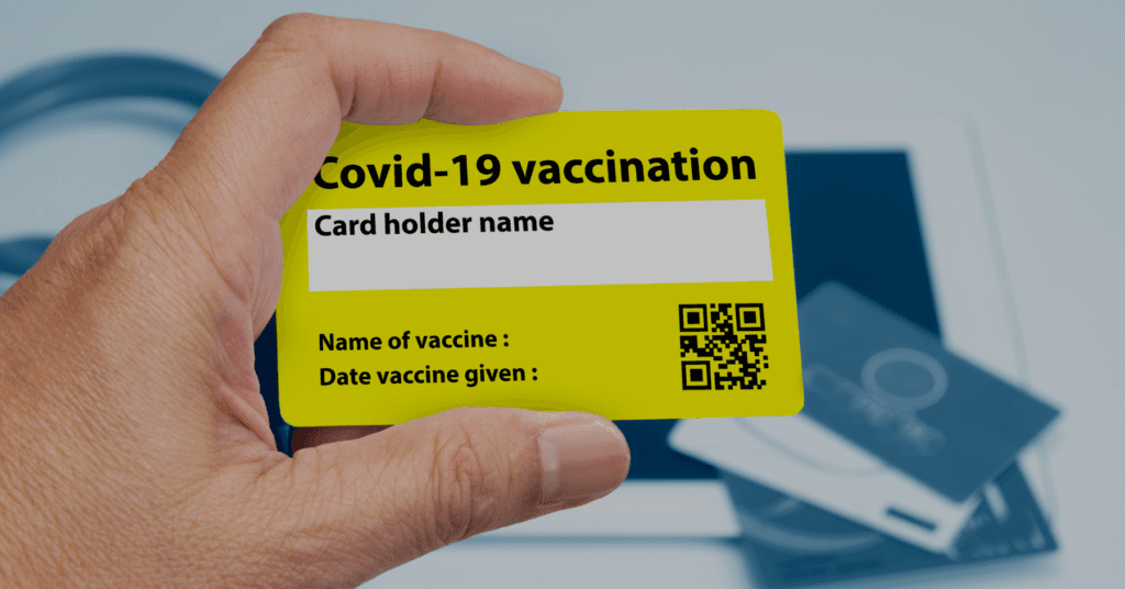 covid 19 vaccine card